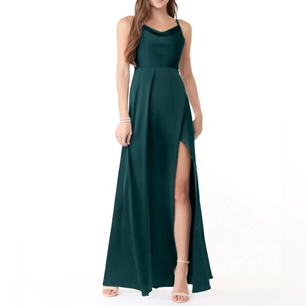 Azazie Naomie Green Size 12 NWT